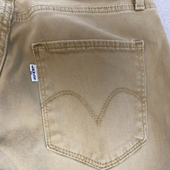 Levi's Women's Jeans Size 4M or 27x30 Mid Rise Skinny Khaki Casual Stretch - Picture 9 of 16